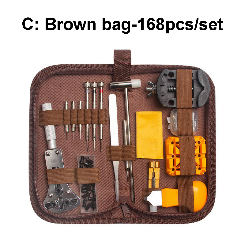 C: bag-168pcs brun/ensemble