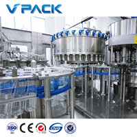 Machine de remplissage d'eau potable minérale pure Machine à emballer d'eau pour bouteille en plastique PET Machine de remplissage d'embouteillage d'eau