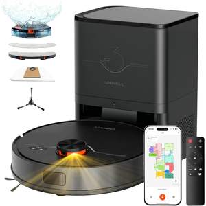 Robot Aspirador y Fregasuelos Uninell con Autovaciado, 7000Pa, Navegación Lidar, Alimentado por Batería, Limpieza Inteligente para el Hogar - Product Image 1