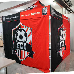 Soleil personnalisé pliant imprimé Portable Pop up tente auvent extérieur <span class=keywords><strong>rouge</strong></span> 10x10 pliant fête auvent spectacle tente - Product Image 5