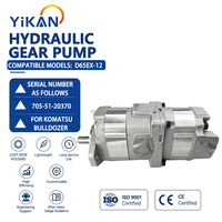 Pompe à engrenages hydraulique D65WX-15 pour bulldozer Komatsu D65, compatible avec D61PX-15, D65WX-15 et 702-16-01340 702-16-01341