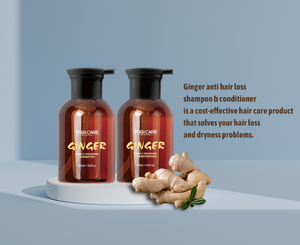 YOGI CARE Kit de Soins Capillaires Épaississants à l'Extrait de Gingembre – Shampooing et Après-Shampooing au Gingembre 250ml - Product Image 6