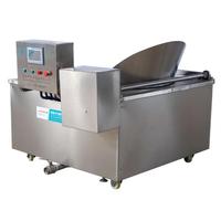 Ce Automatische Stoom Heet Water Groenten Fruit Batch Blancher Frietjes Aardappelchips Blancheren Broei Machine Plc Controle