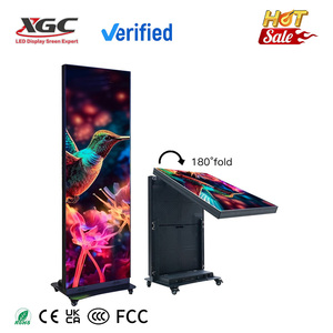 Señalización Digital de Alto Brillo y Pantalla LED, Tótem con Soporte para Carteles LED, Pantalla LED para Publicidad y Marketing - Product Image 1