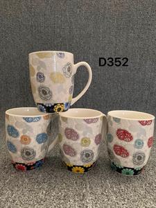 Taza de Café de Cerámica de 12 oz Barata, Taza de Té de Porcelana con Logotipo Personalizado Impreso, Apta para Lavavajillas y <span class=keywords><strong>Microondas</strong></span>, con Cuchara para Regalo Publicitario - Product Image 4