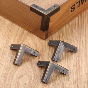 WEKIS Modern Design Steel and Stainless Steel Hinge Supports for <b>Small</b> Wooden Jewelry Wine or Watch Case Boxes for Hotels - Product Image 5