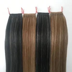 Corea parrucca capelli cotone capelli doppia punta parrucca corea prodotti punta a vapore punta di perline fornitori corea estensione dei capelli