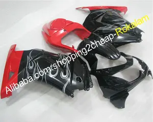 עבור Kawasaki Ninja EX250 Fairing 08 09 10 11 12 ZX-250 ZX 250R 2008-2012 אדום שחור להריון ולידה אופנוע ערכת Aftermarket