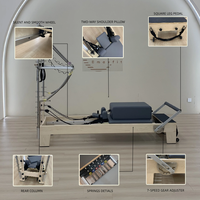 Parure de lit commerciale en bois Pilates Reformer en érable nord-américain de vente chaude
