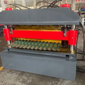 G550 고급 아연도금 얇은 강판 0.12-0.4mm 골판지 트라페조이드 패널 이중층 지붕 롤포머 기계 - Product Image 4