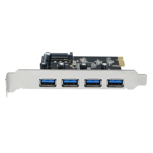 Chất lượng cao 4-Port USB 3.0 PCI-E Card mở rộng Adapter kim loại trong kho cho máy tính - Product Image 5