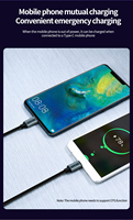 Kabel pengisi daya Tipe C ke Usb mikro, kabel pengisian daya mikro ke Usb C warna abu-abu