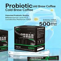 Café instantané probiotique OEM aux souches brevetées, infusion froide minceur, doux, sans sucre, bien-être, export en vrac, livraison rapide, qualité supérieure