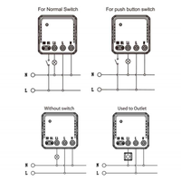 Système de maison intelligente Larkkey Tuya Zigbee 3.0, module d'interrupteur 16A avec commande vocale Alexa/Google/Yandex et application Smartlife Tuya