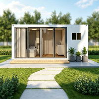 Maison préfabriquée de luxe, maison modulaire miniature, villa d'hôtes mobile, maison de vacances détachable, idéale pour les centres de villégiature en bord de jardin