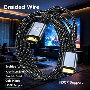 Cable <span class=keywords><strong>HDMI</strong></span> 2.1 de 8K 60Hz, Cable <span class=keywords><strong>HDMI</strong></span> Trenzado UHD HDR de 4K 240Hz, Cable HDTV de Alta Velocidad para PS5, PS4, Xbox, Monitor, TV, Proyector, Juegos - Product Image 5