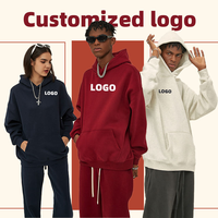 Sudaderas con Capucha de Alta Calidad, Sudaderas Unisex Extra Grandes, Sudadera con Capucha Personalizada con Estampado Puff y Bordado, Pantalones Deportivos, Ropa Urbana