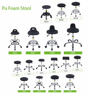 كرسي مهام مضاد للكهرباء الساكنة من الشركة المصنعة، مقعد مكتبي للمختبرات والغرف النظيفة والمدارس والمستشفيات وورش العلوم والأحياء والفيزياء وطب الأسنان والكمبيوتر - Product Image 5