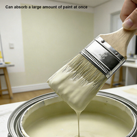 Pinceau à peinture murale HARDEN DIY OEM en bois