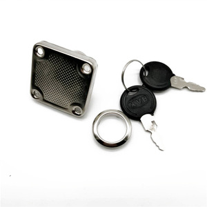 <b>Square</b> Tongue Lock Cold Rolled Steel 138-22 Drawer Cabinet Door Lock With Plastic <b>Keys</b> Durable Office Furniture Lock - Product Image 3