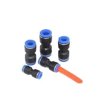 Raccordo pneumatico a connessione rapida PU British pipe straight connector 5/32 1/4 5/16 3/8 1/2 accessori e parti per utensili pneumatici