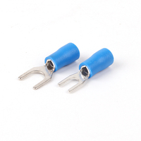 Connecteur de fil de type U Borne à sertir électrique Fourche isolée Bêche en cuivre durable
