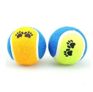 Giocattolo masticabile del cane giocattolo indistruttibile della palla di Tennis della peluche del giocattolo indistruttibile del cane - Product Image 2