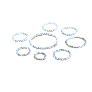 ลดราคา! แหวนวงกลมเงินแท้ 925 ยี่ห้อ YM รุ่น MZ14-005 ป้องกันการหมอง สำหรับทำเครื่องประดับผู้หญิง - Product Image 4