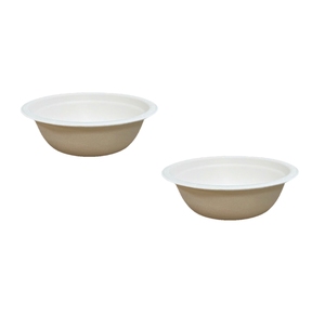 Disposable 12oz Bagasse Bowl <b>Microwave</b> Safe Heat Resistant Biodegradable Eco Friendly Food <b>Container</b> for Restaurant Catering Use - Product Image 1