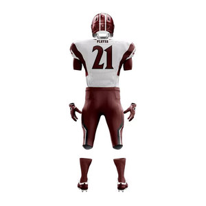 Ensemble d'uniformes de football américain de haute qualité, légers, vêtements de sport d'équipe, maillots personnalisés avec logo, uniforme de sport pour hommes - Product Image 3