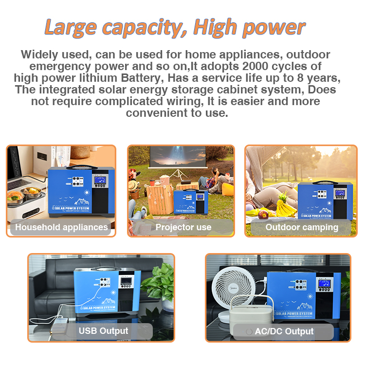 Anern 5000 Watt Portable Solar Power Generator for Home · image 6