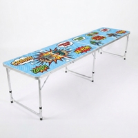 Nouvelle arrivée, table pliante portable en aluminium, légère, pour le camping en plein air, table de pique-nique, pour la vente en gros et la distribution