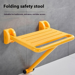 Modern Stainless Steel Folding Stool Wall-Mounted Shower Seat for <strong>Elderly</strong> Safety Toilet <strong>Chair</strong> for Disabled Guests Bathrooms - Product Image 4