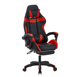 Chaise de jeu inclinable à LED RGB pas chère pour les joueurs PC, chaise de course en similicuir PU avec haut-parleurs intégrés - Product Image 3