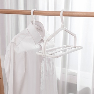Perchas Antideslizantes de Alta Calidad para Pantalones, Perchas de Plástico Duraderas que Ahorran Espacio para Ropa - Product Image 3