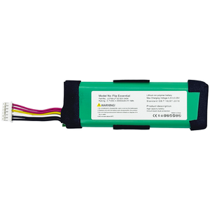 เปลี่ยนแบตเตอรี่ลำโพง แบตเตอรี่ลิเธียม 3.7V 3000mAh รุ่น L0748-LF 02-553-3494 GSP872693 สำหรับ <span class=keywords><strong>JBL</strong></span> Flip <span class=keywords><strong>Essential</strong></span> Audio - Product Image 1