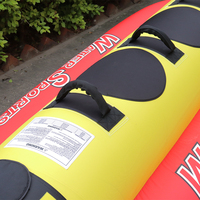 Canapé gonflable de remorquage pour jet ski, bateau de remorquage marin, trois bananes aquatiques, poisson volant, toupie aquatique, bateau disco