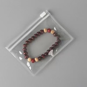 Rõ ràng PVC Dây Kéo Túi Matte/Frosted PE CPE Dây Kéo Túi cho quần áo/vòng đeo tay/Đồng hồ/Ô/điện thoại với logo in ấn - Product Image 1