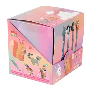 O&amp;Q Kinder Radierbarer Gelstift Kunststoff 0,5mm Niedlicher Cartoon-Tier-Stil Blau Büro Schule Gebrauch Direktvertrieb Großhandel Schreibwaren Stift - Product Image 5