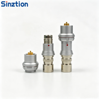Conector de Aviador Chapado en Oro de Alta Densidad Serie F Sinztion para Equipos de Imagenología Médica y Dispositivos de Monitoreo de Pacientes