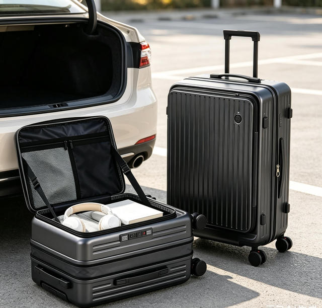 PC Hardcase Travel Luggage Suitcase Set Shock-Resistant Hard Shell 20 24 28 Inch TSA Security Lock Fixed Casters OEM ODM Custom