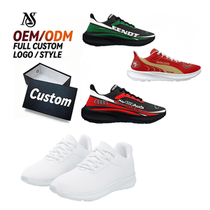 Zapatillas Deportivas Transpirables de Malla con Diseño Unisex Personalizado, Suela Suave Antideslizante, Zapatillas Casuales para Correr - Product Image 1