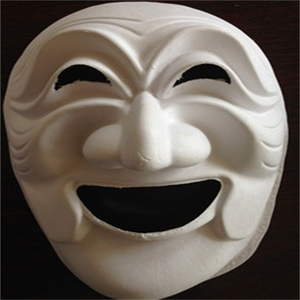 Máscara de <span class=keywords><strong>Halloween</strong></span> en blanco para pintura de bricolaje-Arte de cara de dibujos animados, artesanía para colorear de la Ópera de Pekín - Product Image 6