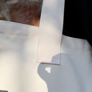 Bolsas <span class=keywords><strong>de</strong></span> lona <span class=keywords><strong>de</strong></span> algodón grandes Premium impresas con logotipo personalizado reutilizable <span class=keywords><strong>de</strong></span> calidad <span class=keywords><strong>de</strong></span> fábrica con logotipo impreso - Product Image 3