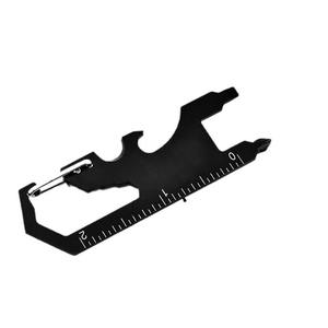 Portable EDC Multi Tool <b>Bottle</b> <b>Opener</b> Screwdriver <b>Keychain</b> 7.3x2.3cm Stainless Steel Outdoor Survival Gear - Product Image 4