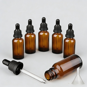 Promoción de Venta a Bajo <span class=keywords><strong>Precio</strong></span>, Gotero de Vidrio Ámbar de 5ml 10ml 15ml 20ml 30ml 50ml 60ml 100ml para <span class=keywords><strong>Suero</strong></span> y Aceite Esencial, Serigrafía - Product Image 5