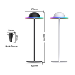 Cordless <strong>Table</strong> Lamp Dimmable LED Wine Bottle Light Portable Rechargeable Desk Lamp For Restaurant Decor - Product Image 2
