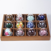 Mini mignon Transparent or plateau en plastique boîte à bonbons fête de mariage Mini gâteau tasse stands chocolat cadeaux boîte à bonbons