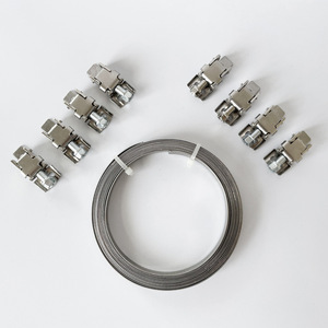 แคลมป์<span class=keywords><strong>รัด</strong></span><span class=keywords><strong>ท่อ</strong></span>เหล็กคุณภาพสูงแบบอเมริกัน  วัสดุสแตนเลส  แบบรัด<span class=keywords><strong>ท่อ</strong></span>ทุกขนาด  ผลิตเอง - Product Image 1