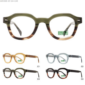Gran oferta, logotipo personalizado de alta calidad, monturas de gafas ópticas de acetato BIO cuadradas Unisex de lujo gruesas a <span class=keywords><strong>la</strong></span> moda, Monturas ópticas - Product Image 1